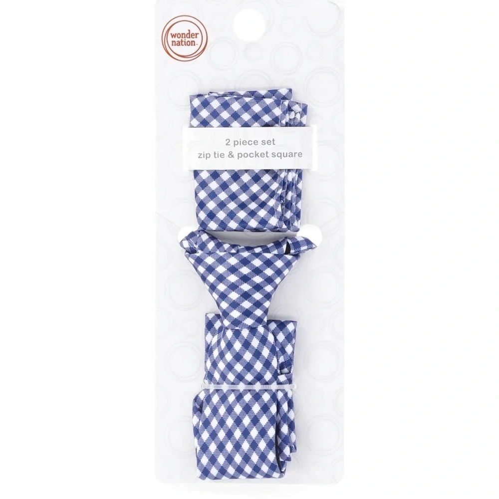 Boys Stretch Suspenders and Bow Tie Set, 2-Piece & Necktie and Pocket Square Set